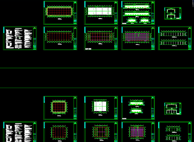 宿州钢结构厂房图纸